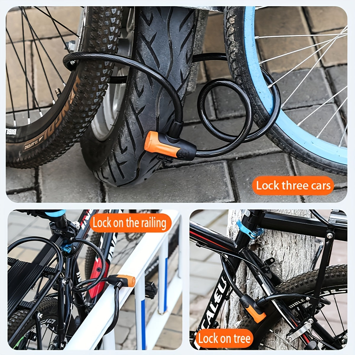 自行车锁快拆固定支架特写